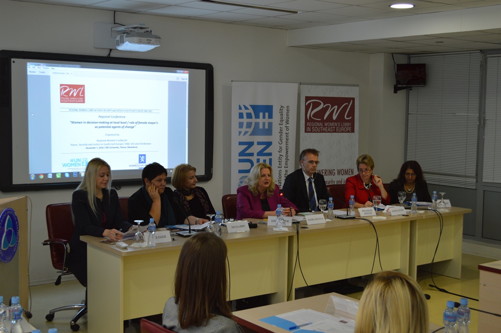 November 2016 – “WOMEN IN DECISION-MAKING AT LOCAL LEVEL ROLE OF WOMEN MAYORS AS POTENTIAL AGENTS OF CHANGE” – Tetovo Conference (1)