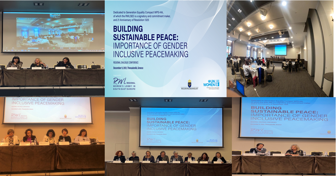 Press Release: Building sustainable peace: Importance of gender inclusive peacemaking – Regional Dialogue Conference on 9 December 2021, Thessaloniki, Greece